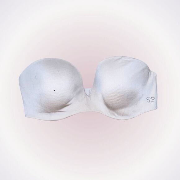 Simone Perele Light Pink Neutral Strapless Bra | Sz 30D - Picture 1 of 10